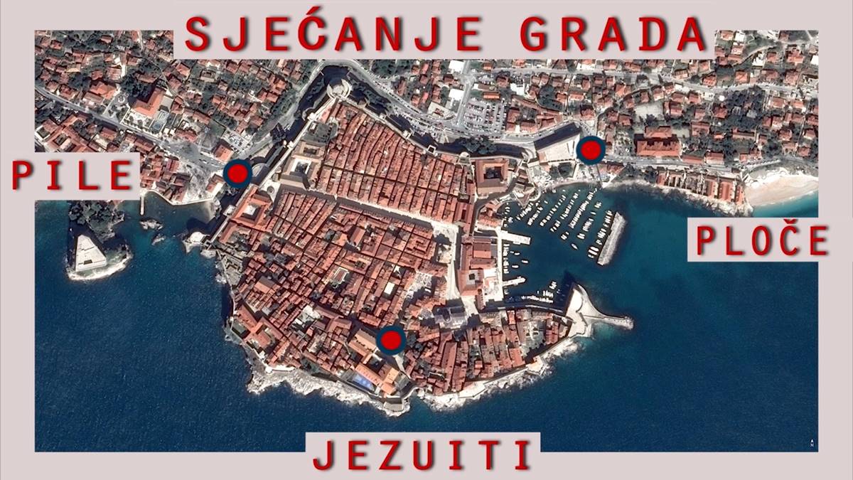 Mjesta projekcija za Sjecanja Grada