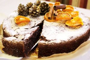bozicna caprese torta bez brasna