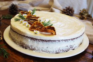 bozicna torta s narancom przenima bademima suhim smokvama recept
