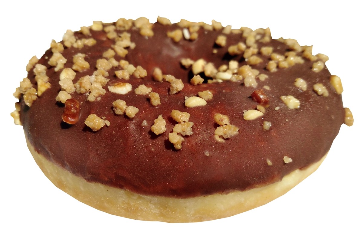 Donut punjen cokoladom i posipom od ljesnjaka 71 g