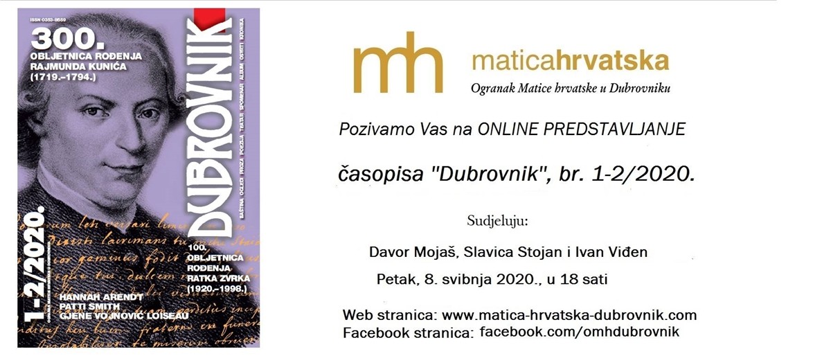 Casopis Dubrovnik 2020 1